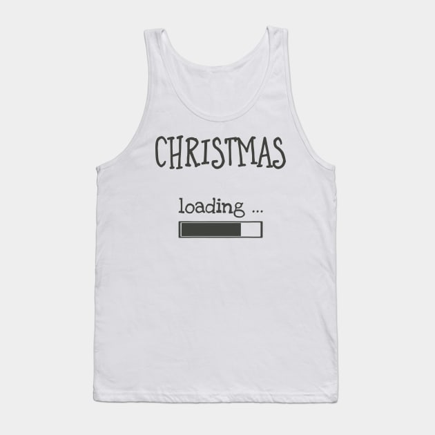 Christmas Loading Tank Top by JunkyDotCom